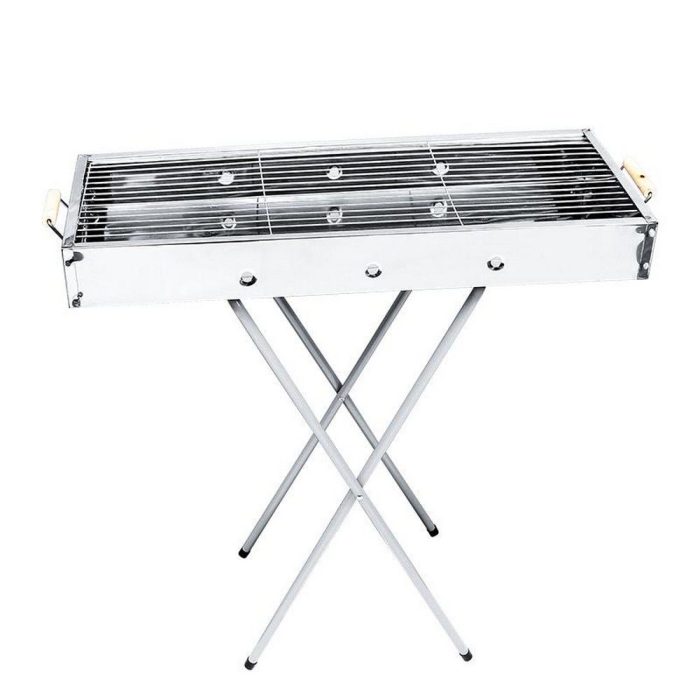 Ψησταριά inox αναδιπλούμενη md-008 85Χ32cm - Image 1